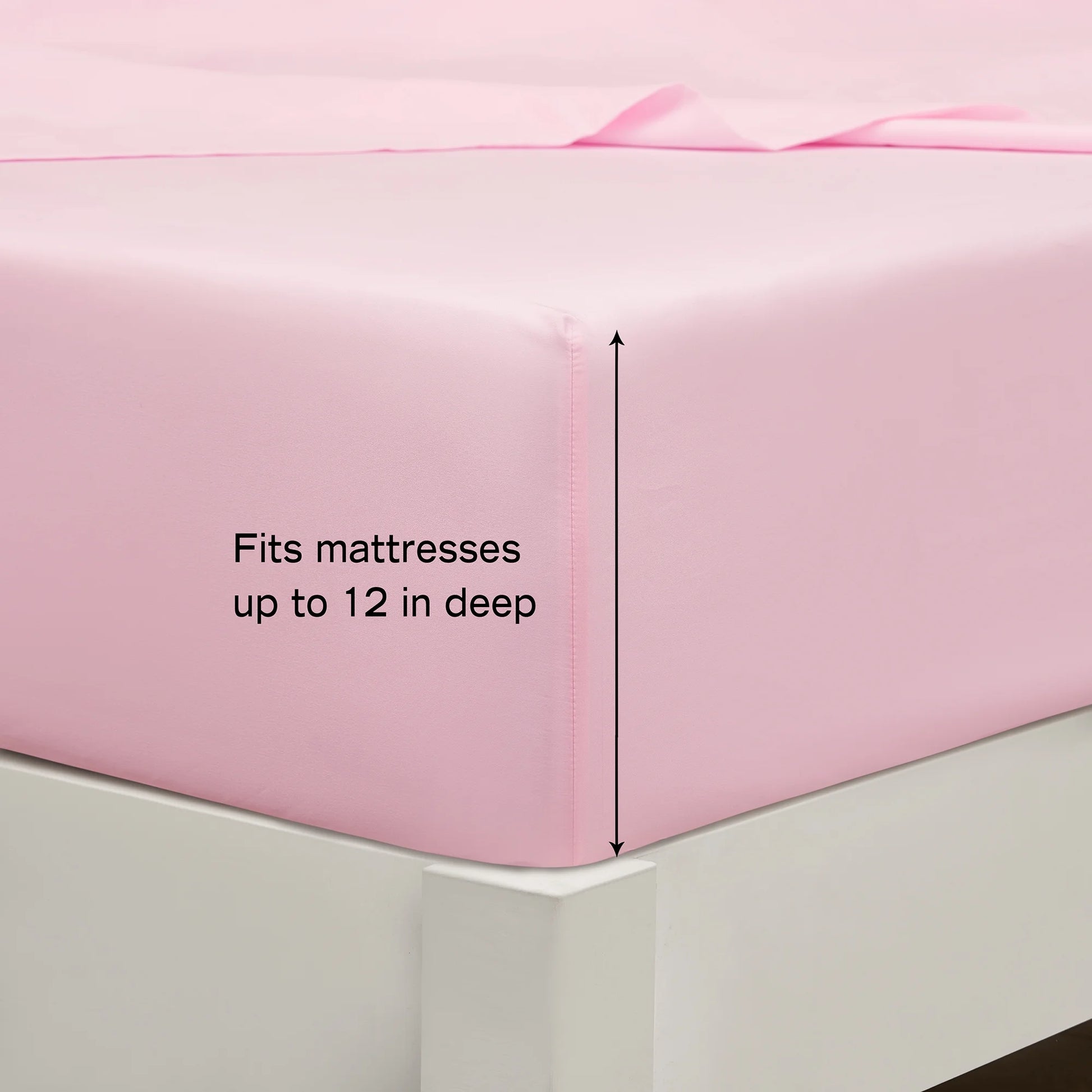 7-Piece Full Pink Wildflower Polyester Bedding Set for Girls