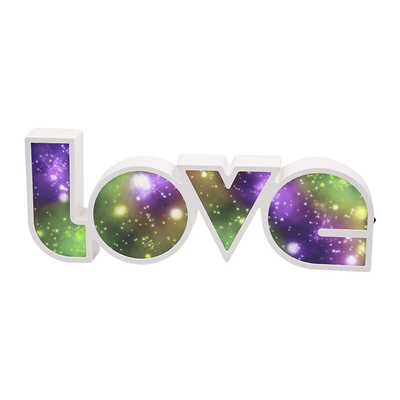 LED LOVE Light for Valentine's Day - Romantic Decor Gift for Girlfriend, Birthday, Wedding, and Party Celebrations