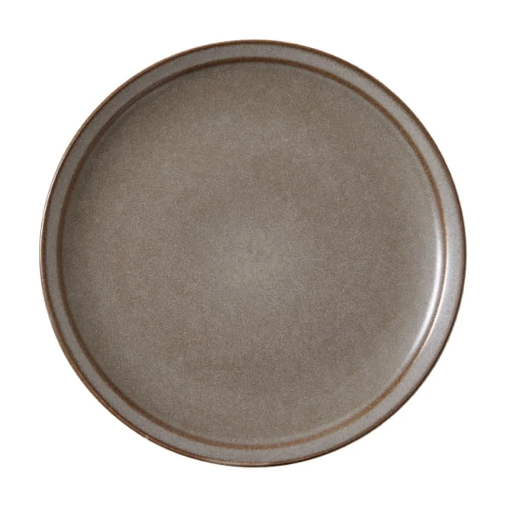 Banks Brown 12-Piece Stoneware Dinnerware Set for Four