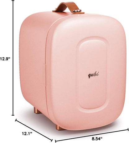 Professional Skincare Mini Fridge - 5 Liter Compact Cosmetic Refrigerator (Pink)