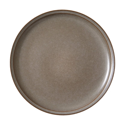 Banks Brown 12-Piece Stoneware Dinnerware Set for Four